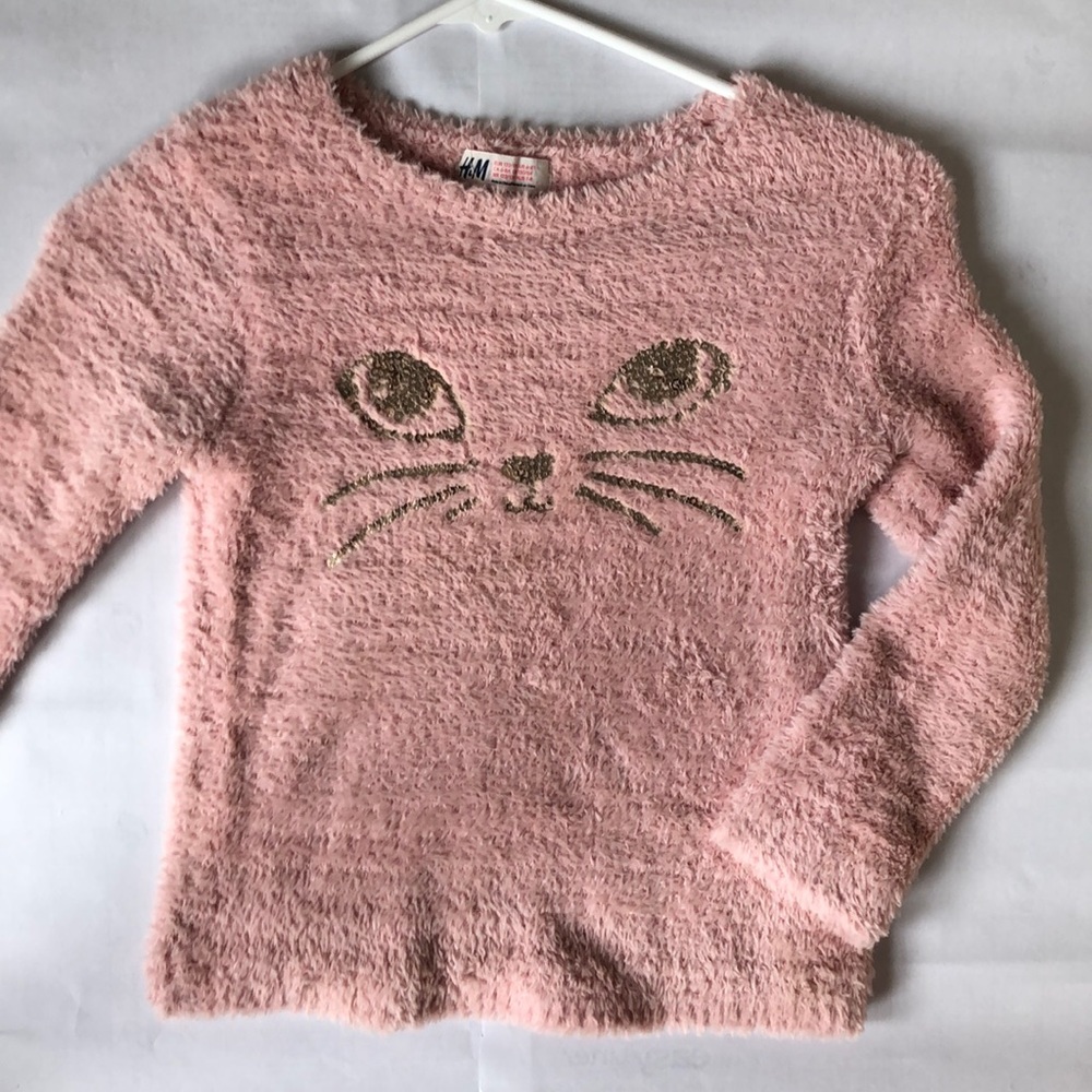 H&M fluffy cat sweater